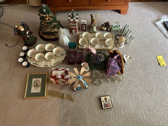 Magnificent Holiday Decor Lot Lenox Thomas Kinkade & More!!!