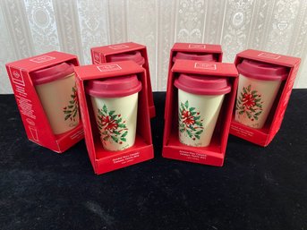 Several PieLenox Travel Mug Collection