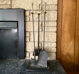 MCM Fireplace Tool Set