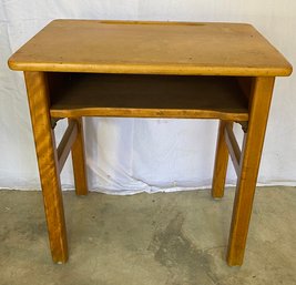 Small Wooden School Desk