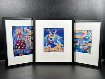 Three Prints, Carol Winner, Pencil-Signed & Titled