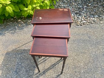 Mahogany Nesting Tables