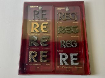 Strassacker Bronze Letter Sample Board