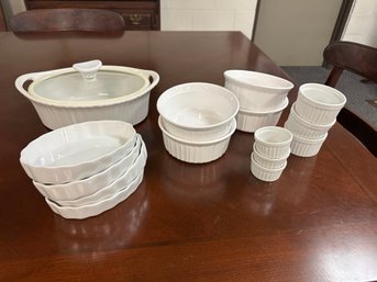 Large Group Of White Cookware