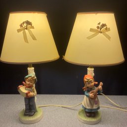Goebel Pair Of Table Lamps