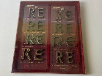 Strassacker Bronze Letter Sample Board