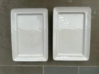 Brand New Pottery Barn Platters (2)