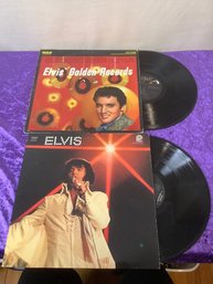 Pair Of Elvis Vinyl Records #9