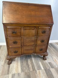 Antique Slant Top Secretary Desk