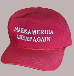 Cali-Fame Headwear 'Make America Great Again' Ball Cap-Purchased At Trump Winery When First Elected