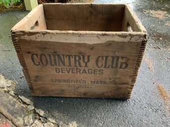 Vintage Country Club Soda Box