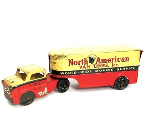 Banner Private Label- North American Van Lines, World Wide Moving Tin Truck