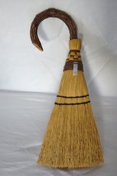 Handcrafted Broom With Twig Handle - Berea College Crafts, Kentucky