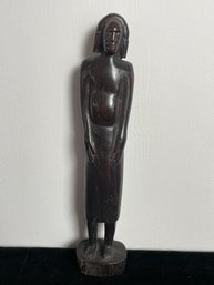 Hand Carved African Woman Statue