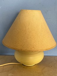 Vintage Yellow Ceramic Table Lamp