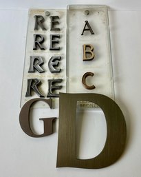 Strassacker Bronze Letter Samples