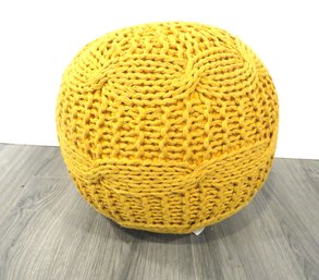 Handwoven Pouf Ball Ottoman By Love Lyfe Furniture