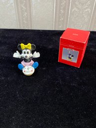 Ceramic Vintage Mickey & Minnie Mouse Birthday Candle Holders Disney