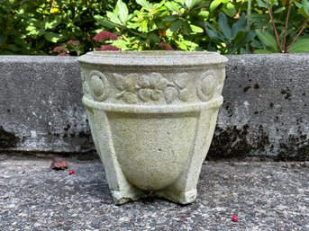 A Fabulous Vintage Planter In Cast-Cement