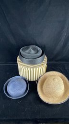 Hat Boxes And Hats Lot