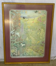 Framed Helen Stuart Print Native Wildflowers Of Victoria