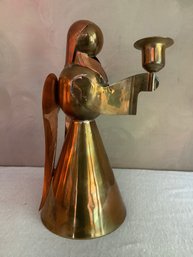 Metal Angel Candle Stick Holder