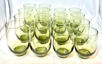 Vintage Tempo Green By Libbey - 16 Piece Set