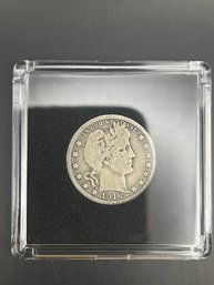 Beautiful 1916-D Barber Silver Quarter