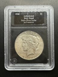 1926-S Silver Peace Dollar