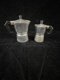 Pair Of Italian Stovetop Coffee Makers