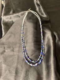 Blue Beaded Necklace