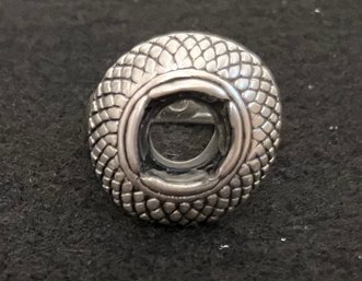 Vintage 925 Sterling Silver Chunky Textured Ring - No Stone - RS - Thailand - Size 9