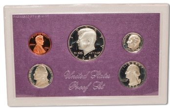 1984 United States Mint Uncirculated Proof Coin Set & Original Government Packaging