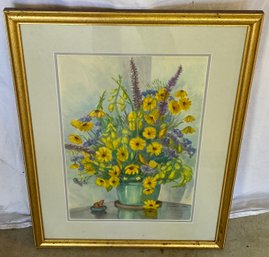 Framed Watercolor Signed G. Myers Cummings