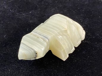 Carved Crystal Rock Piece