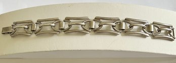 MCM SIGNED STERLING SILVER LINK BRACELET