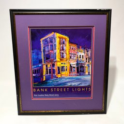 Phillip Lavarge Bank St Lights Framed Poster