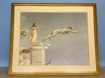 Michael Parkes Framed Artwork