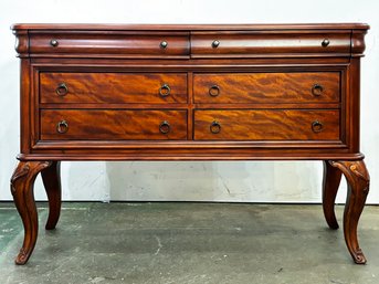 An Inlaid Mahogany Veneer Buffet Or Console