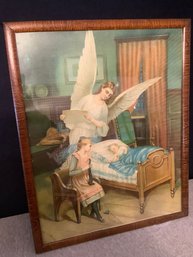 Framed Print- Angel Overseeing Infant