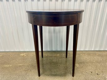 Round Mahogany Occasional Table