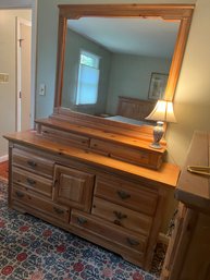 Long  7 Drawer Pine Dresser