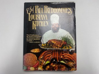 PRUDHOMME, Paul. Chef Paul Prudhomme's Louisiana Kitchen. Author Signed Book.