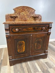 Antique Painted Top Wood Vanity