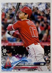 2018 Topps Holiday Shohei Ohtani Rookie