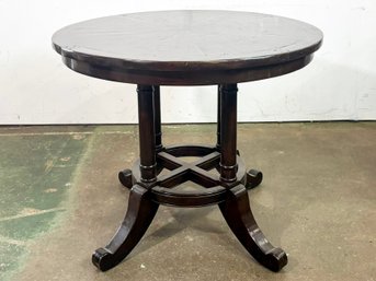 A Carved Walnut Library Or Game Table By Bausman & Company