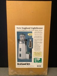 New England Lighthouse Model In Box
