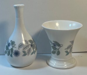 Wedgewood Clementine Mini Porcelain Vases