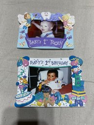 2 Babys First Photo Frames