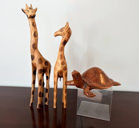 Carved Wood Animals